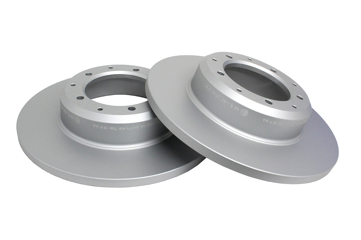 Solid brake disc - Rear - Pair - ALLMAKES - DELPHI