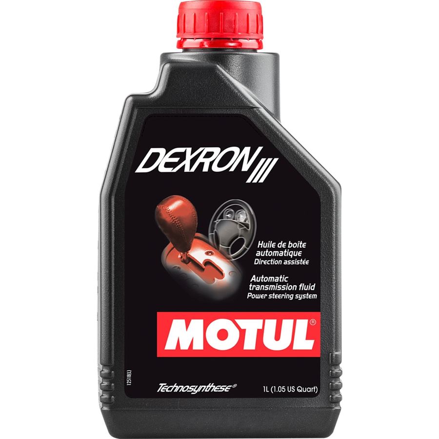 Power Steering Fluid - 1L - DEXRON III - Red - MOTUL