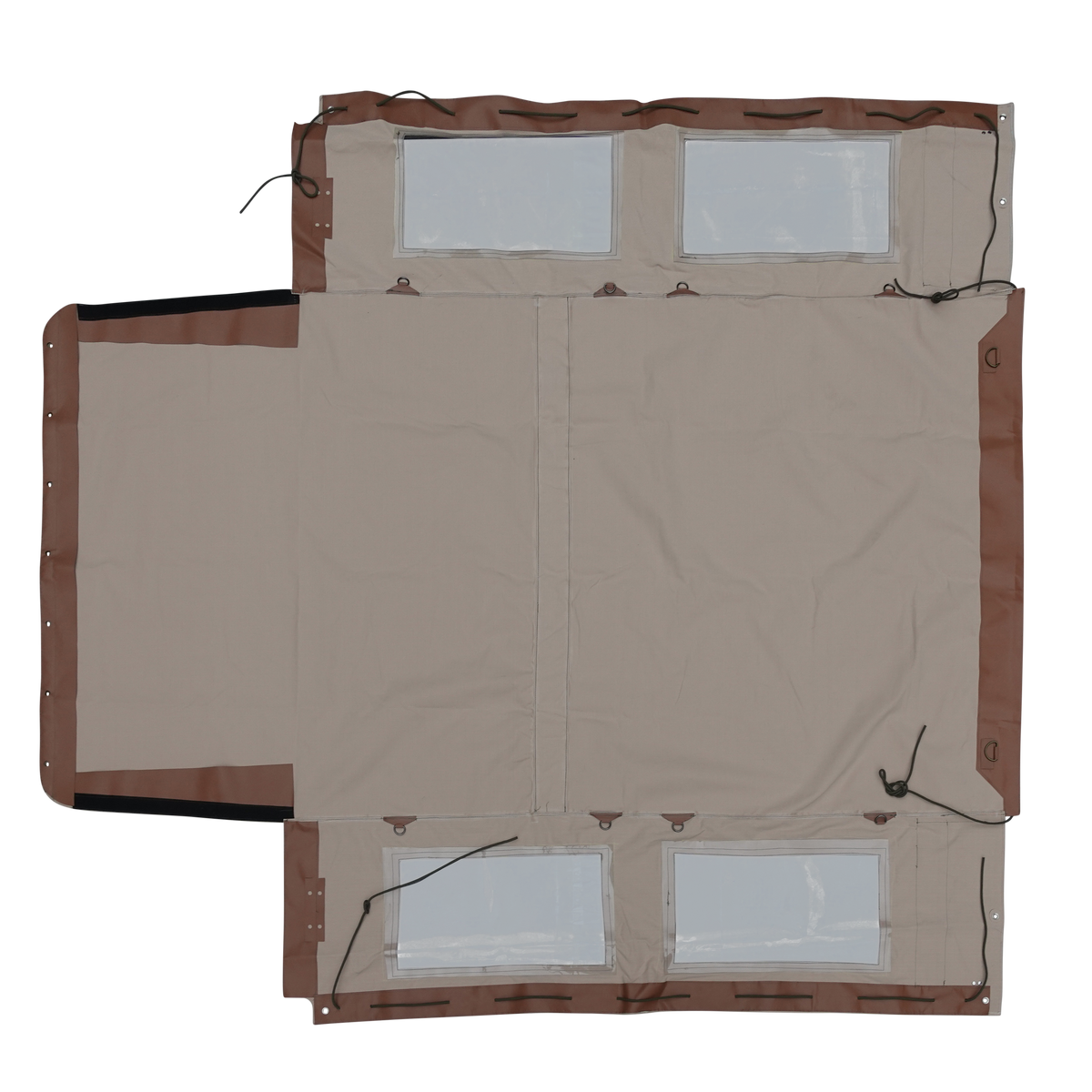 Hood With Side Windows 110" - Light Sand - SEÑORBARBO