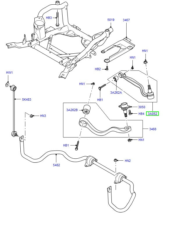 Lower Arm Assy - Front Suspensión - PROEVO+