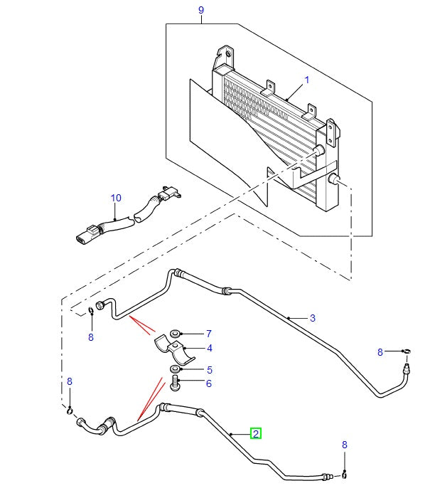 Oil Cooler Pipe