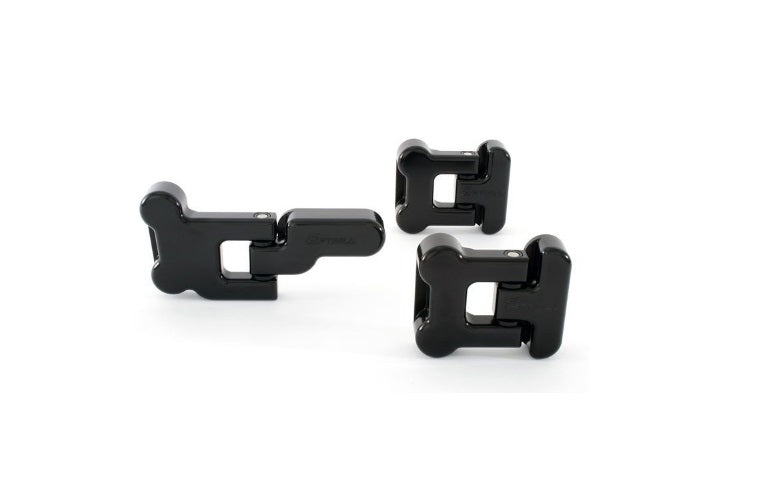 Tailgate Hinges - Black - Pack of 3 units