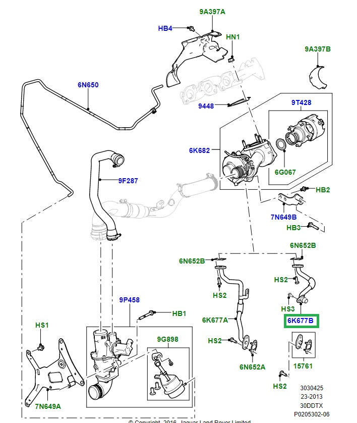 Hose - oil return - GENUINE LAND ROVER
