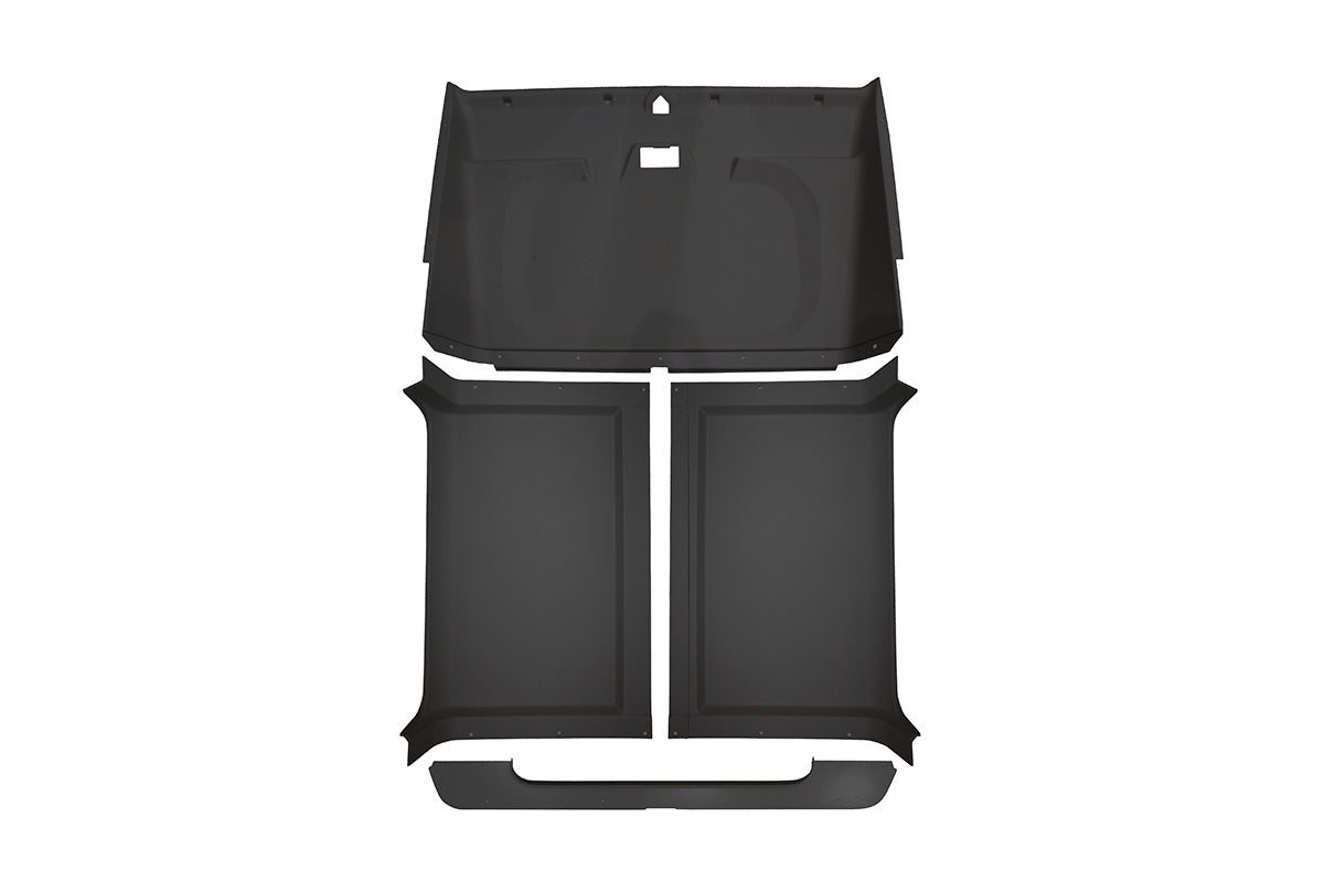 90" Roof Replacement Kit - With Alpine window - Black - TERRAFIRMA