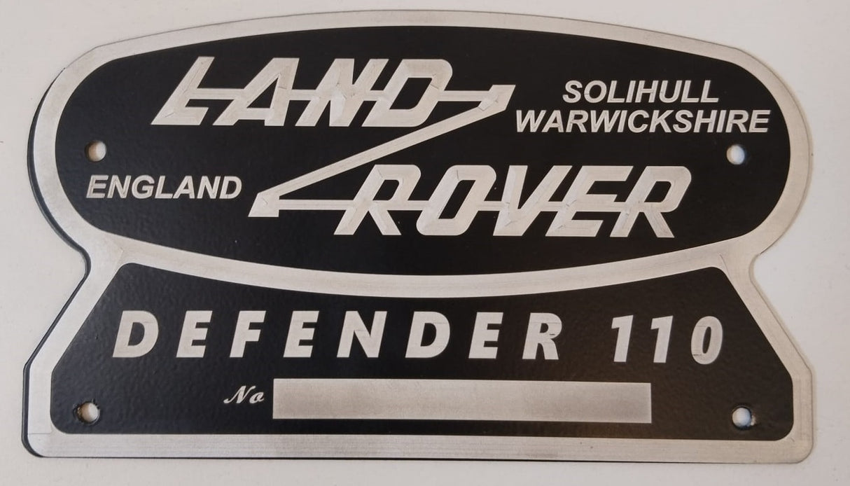 Land Rover Defender 110 Heritage Ltd Edition Cast Aluminium Grill/Tub Badge - AG PARTS