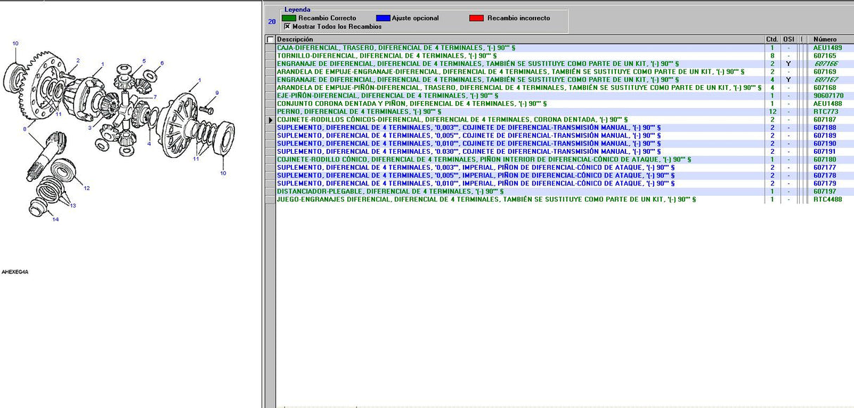 Taper Roller Bearing Diff