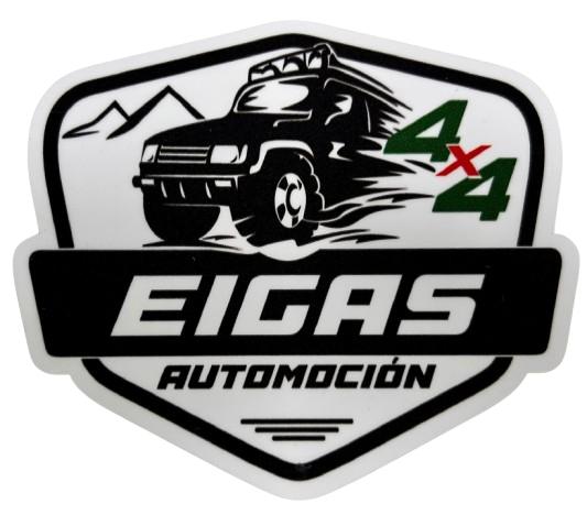 Sticker - "EIGAS AUTOMOCIÓN 4x4" - 12cmsx12cms - AG PARTS
