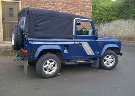 90 Full TD5-TD4 Black Canvas - EXMOOR TRIM