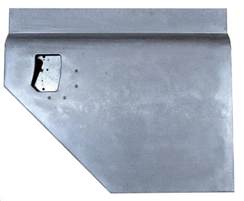 Galvanized Right Rear Door Partition 109 Without Cylinder Hole - AG PARTS