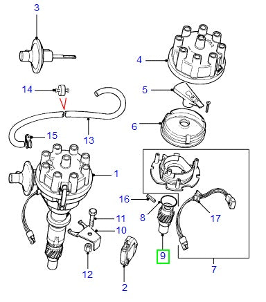 Gear Drive - Distributor