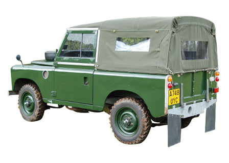 Full Canvas - Khaki - Model 88 - With rear and side window - EXMOOR TRIM