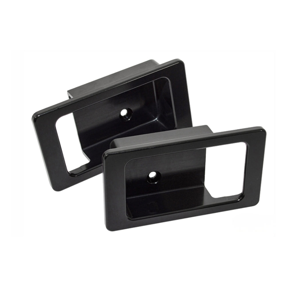Interior Handle Frames - Black Aluminum - Pair - ALLMAKES