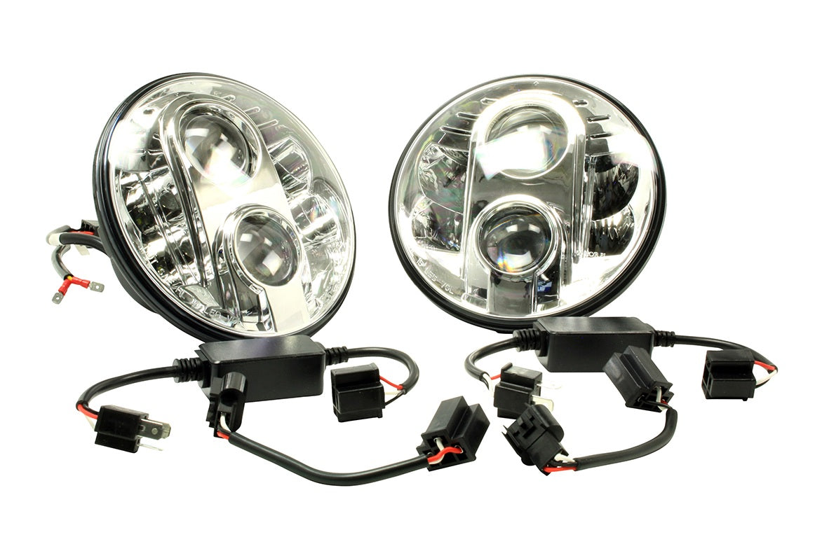 Duo-lux 7" led headlight (single) lhd