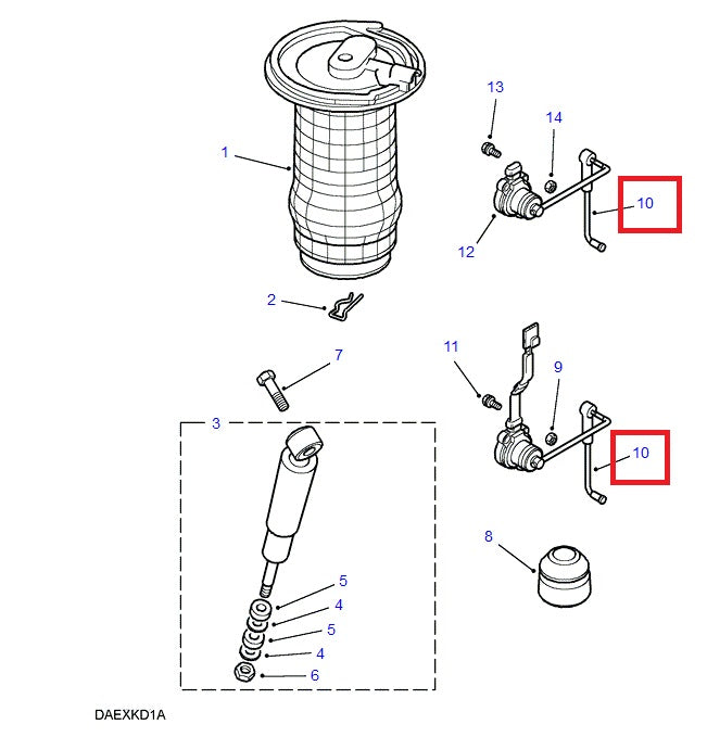 Link-height Sensor Rod - GENUINE LAND ROVER