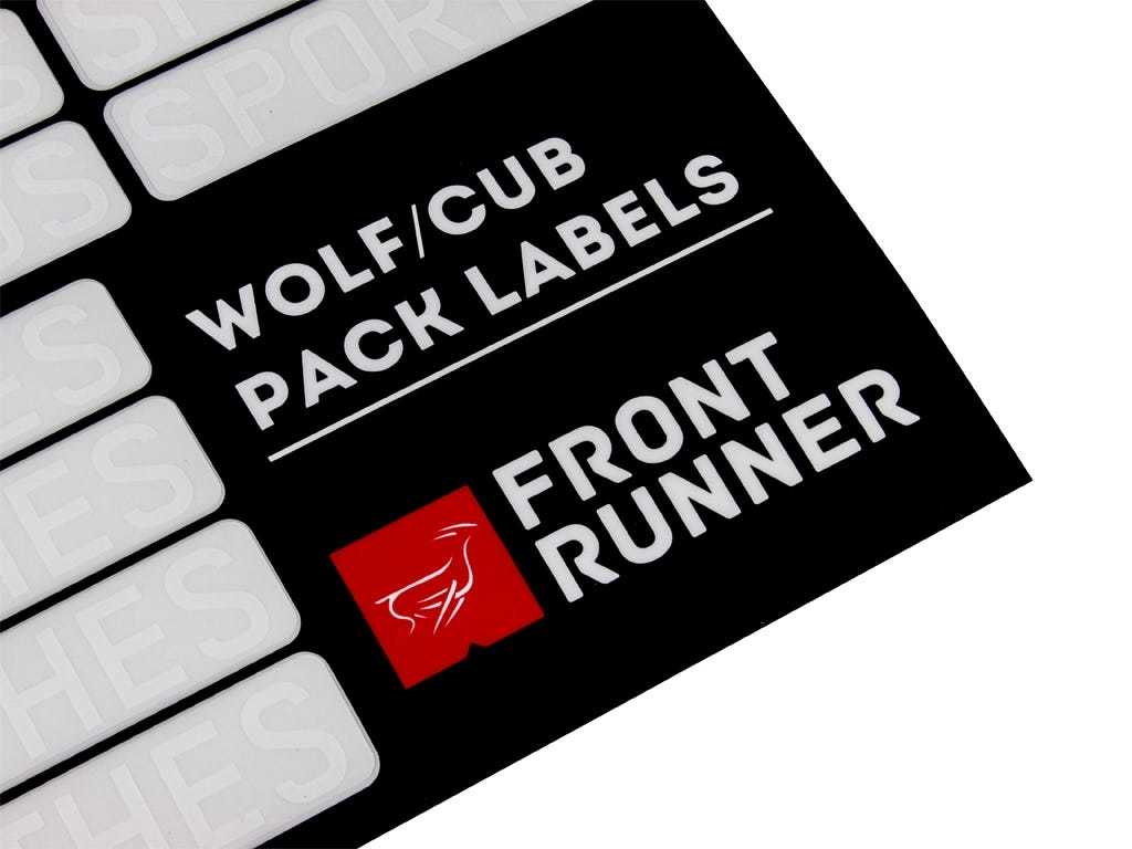 Wolf Pack Pro / Cub Pack Campsite Organizing Labels