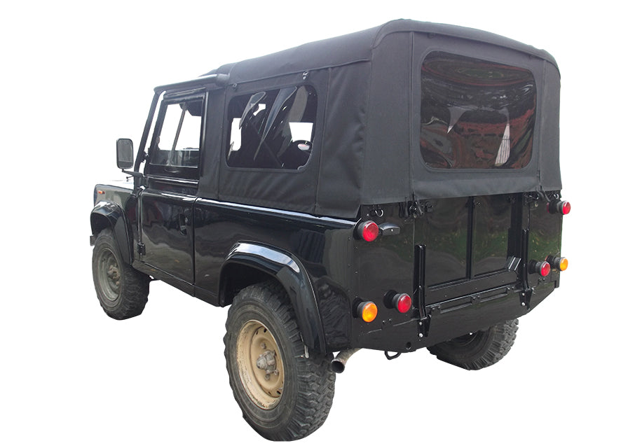 STAYFAST Complete Tarp - Black Color - With Side and Rear Windows - For L188 Bars - EXMOOR TRIM
