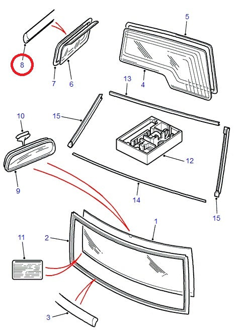 Seal Filler Strip Side Window