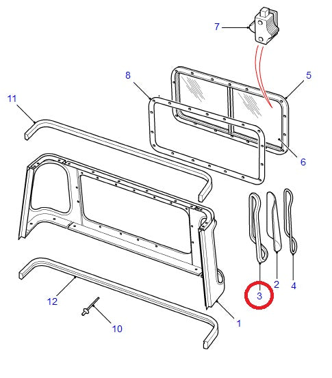Seal Strip Rear Qtr