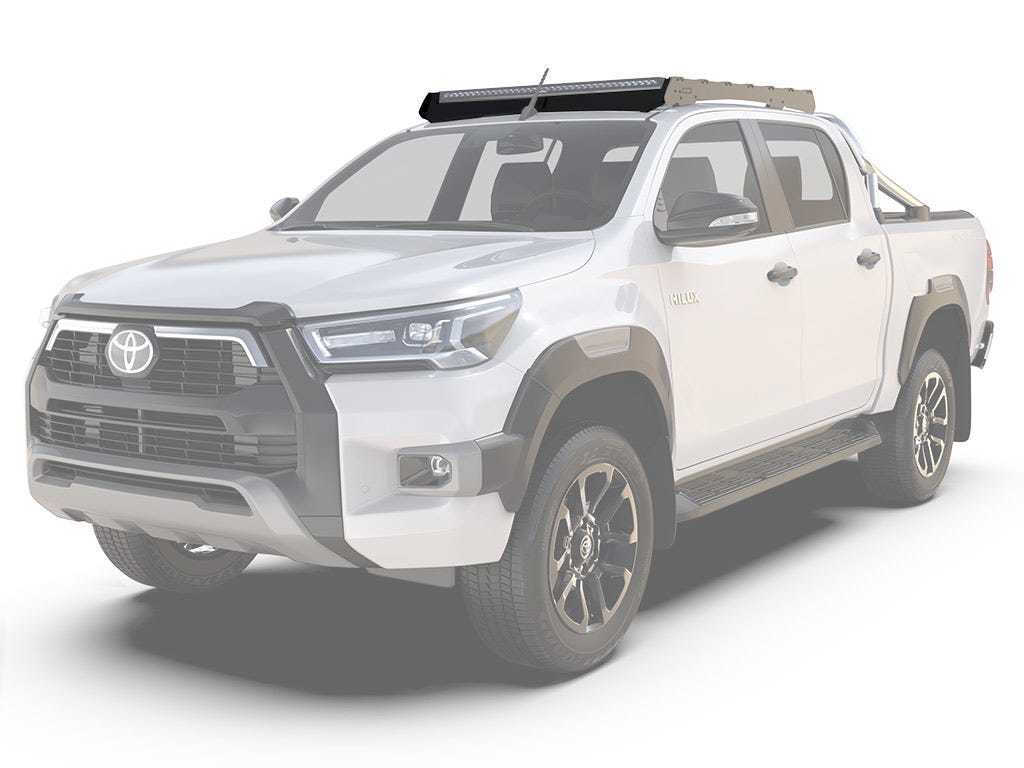 Baca Slimsport Barra de luces de 40in Deflector contra el viento para Toyota Hilux H48 DC (2022-actual) - de Front Runner