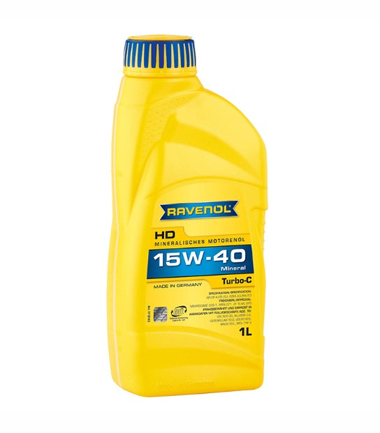 Motor Oil - 15W40 - Turbo-C HD-C SAE - 1 Liter - RAVENOL