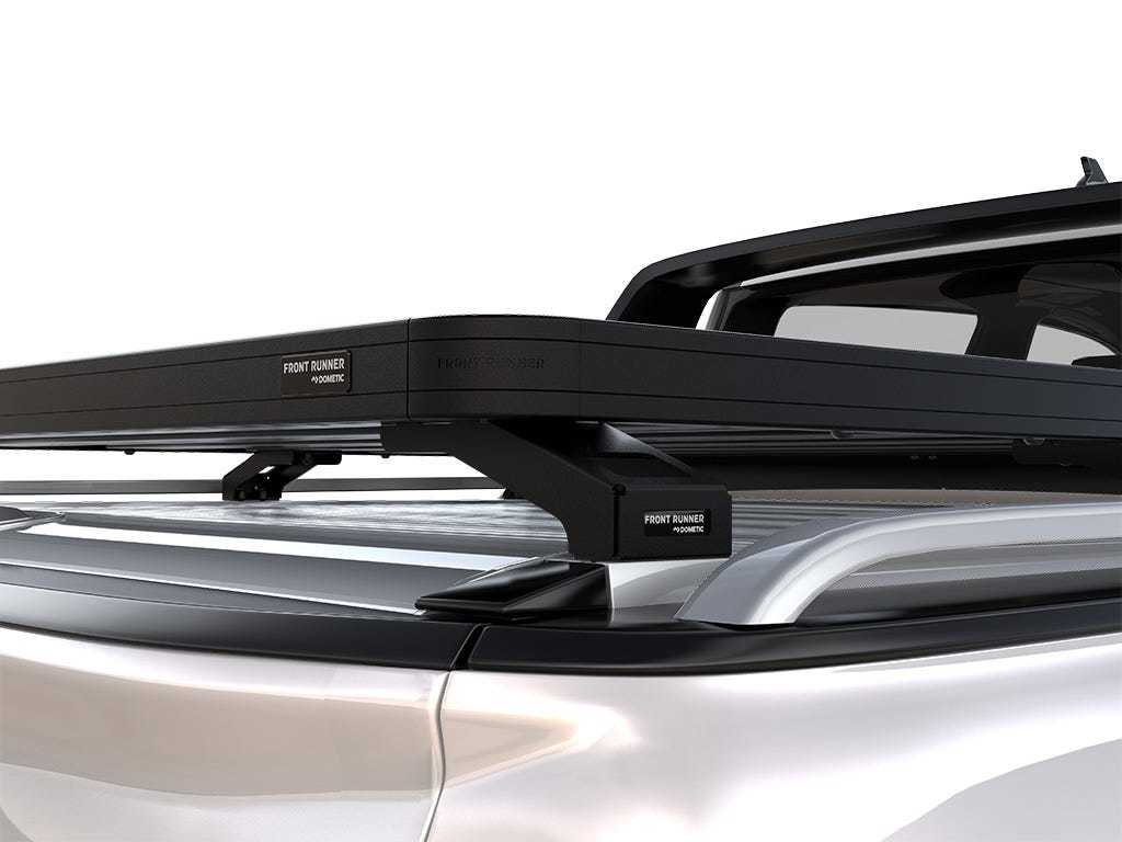 Ford Ranger T6.2 Wildtrak Double Cab w/OEM Roll Top (2022-Current) Slimline II Load Bed Rack Kit - FRONT RUNNER