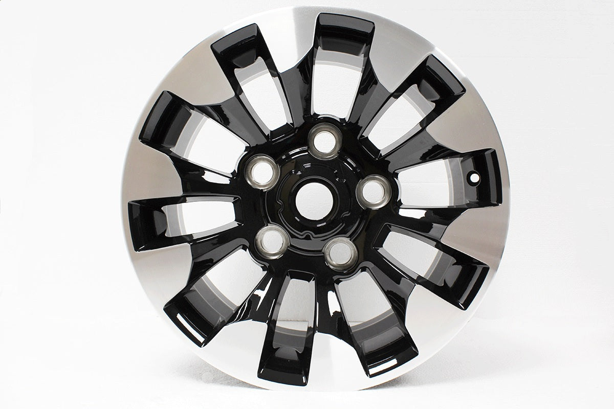 ALLOY WHEEL - GLOSS BLACK DIAMOND CUT - 18x8 ET20 5x165
