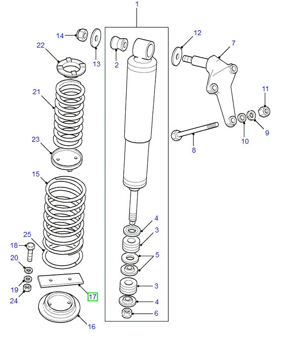 Rear Spring Retainer