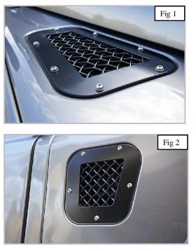 Fender/Side Grille Set Black