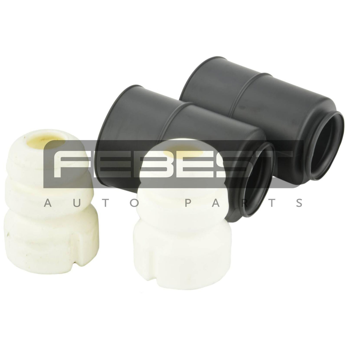 Boot with jounce bumper front shock absorber kit