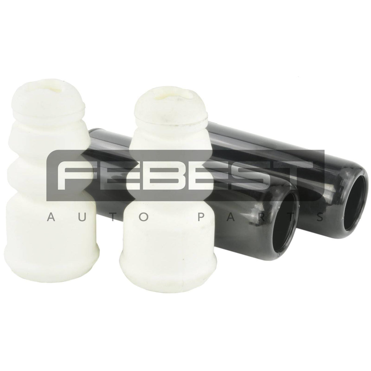 Boot with jounce bumper rear shock absorber kit