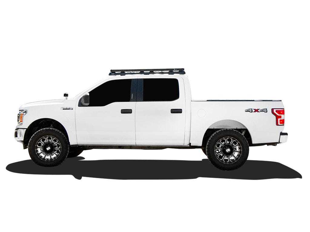 Ford F-150 Crew Cab (2009-Current) Slimline II Roof Rack Kit / Low Profile - FRONT RUNNER