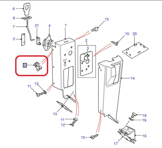 Striker Seat Lock Defender Short Squab