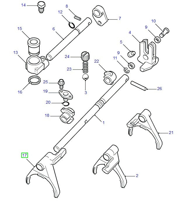Fork - 3rd and 4th speed