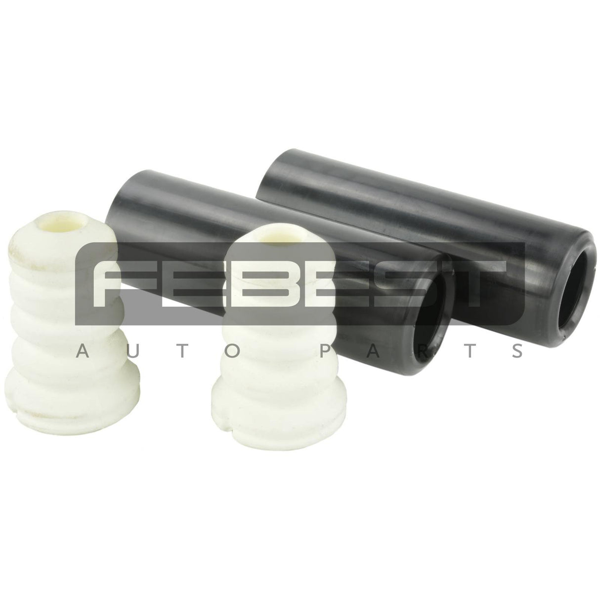 Boot with jounce bumper rear shock absorber kit