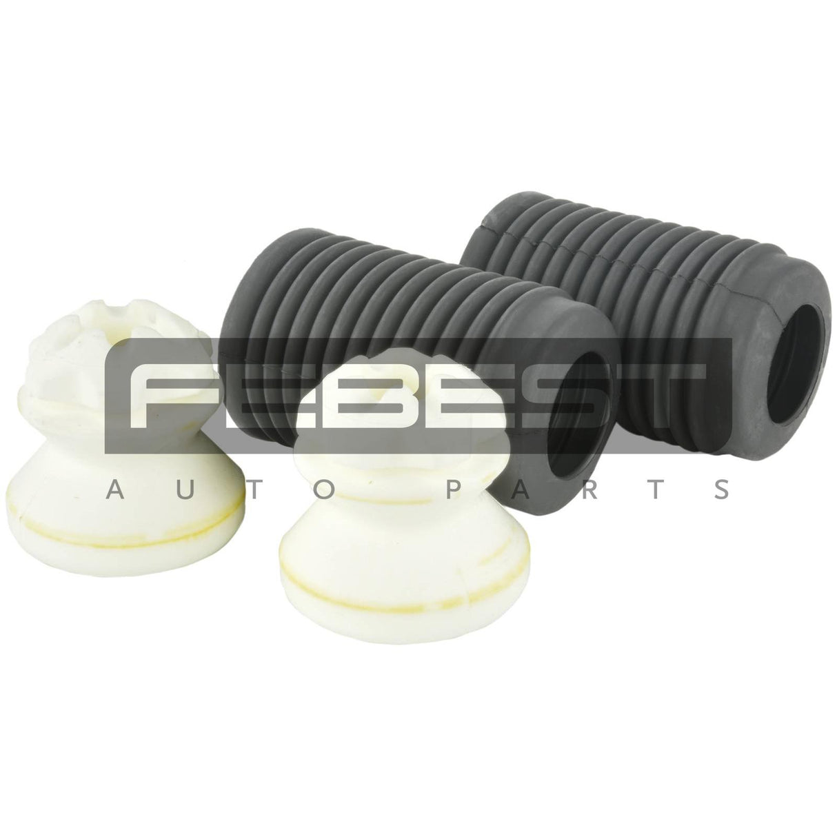 Boot with jounce bumper front shock absorber kit