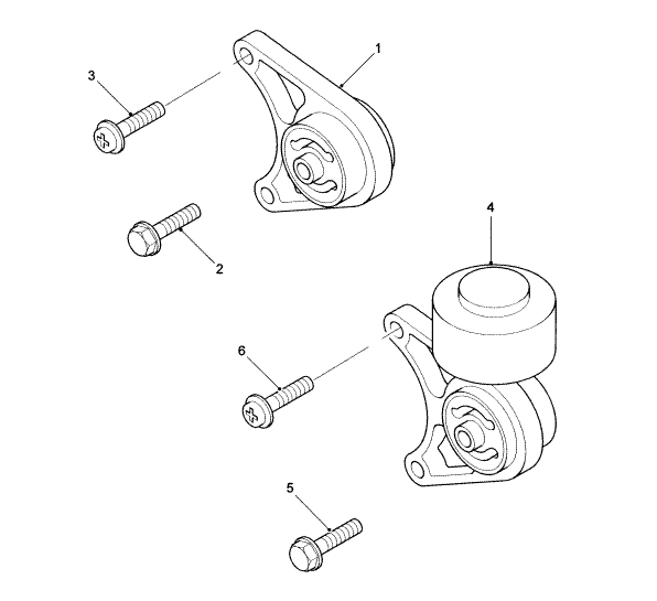 Mounting bracket transmission