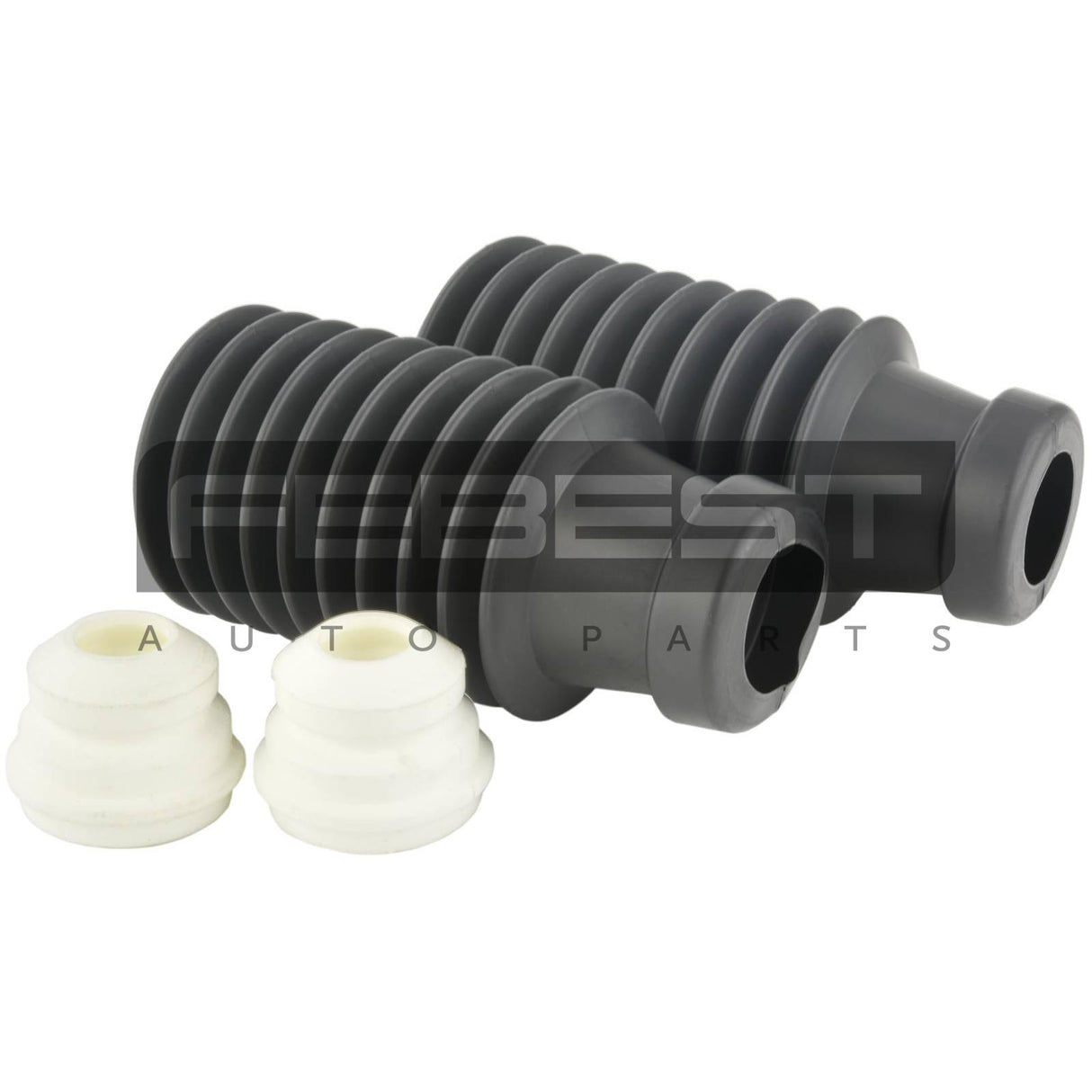 Boot with jounce bumper front shock absorber kit