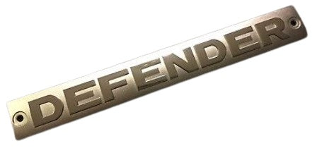 Distinctive Plate - Trunk Door - DEFENDER
