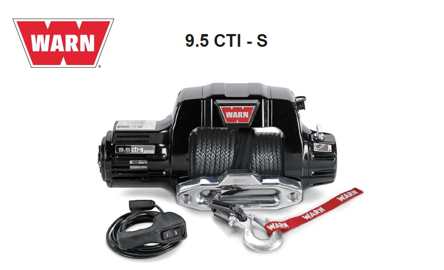 Winch Warn Mod. 9.5 CTI-S 12v - Synthetic Cable