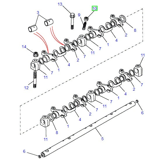 LOCK NUT M8x1.0 Pitch