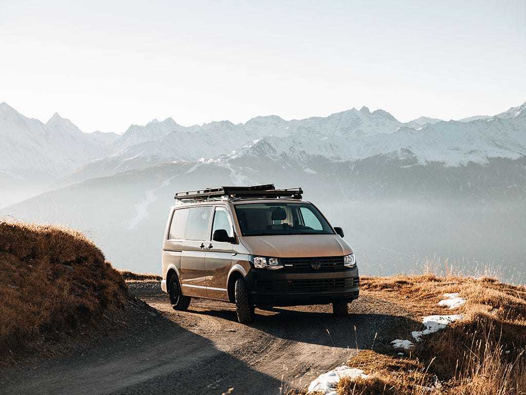 Volkswagen T6 / T6.1 Caravelle Transporter LWB (2015- Current) Slimline II Roof Rack Kit