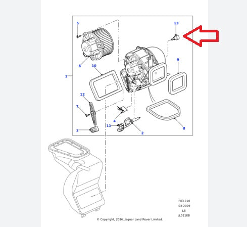 Heating Gasket - GENUINE LAND ROVER