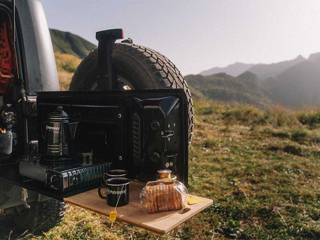 Drop Down Tailgate Table