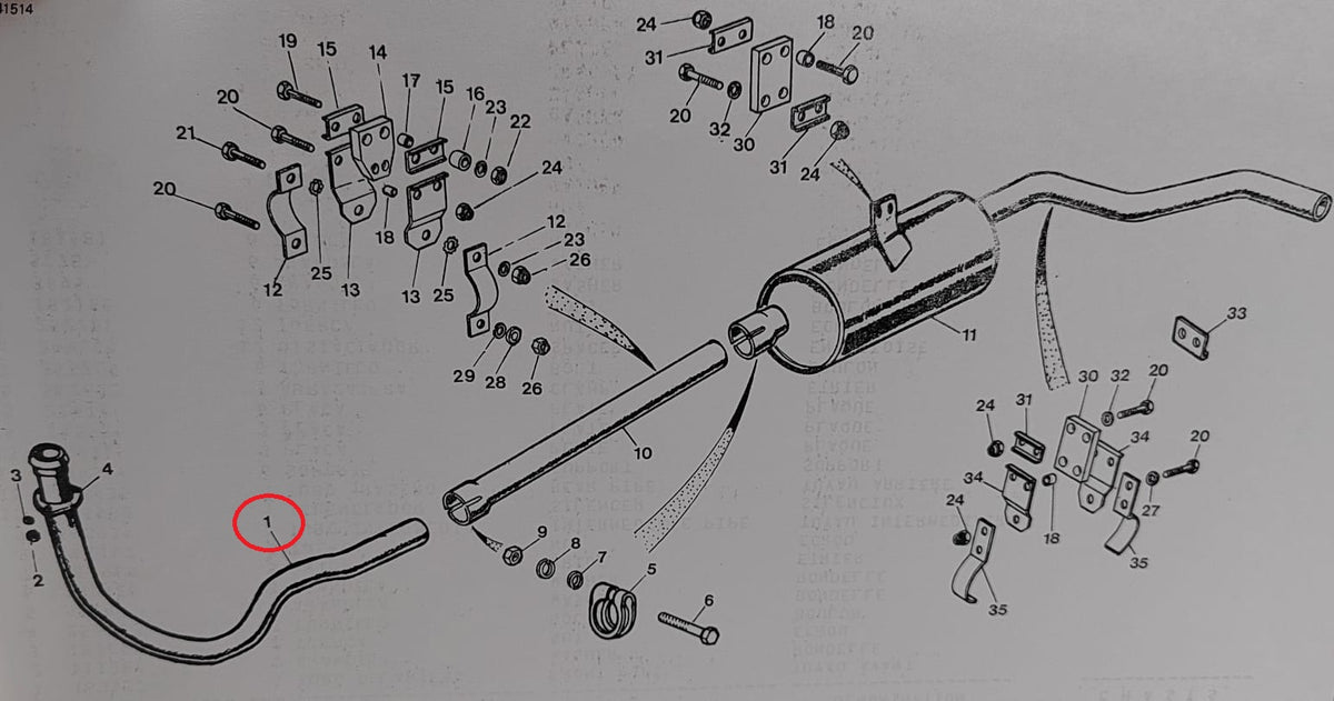 Front Exhaust Pipe Pluggable