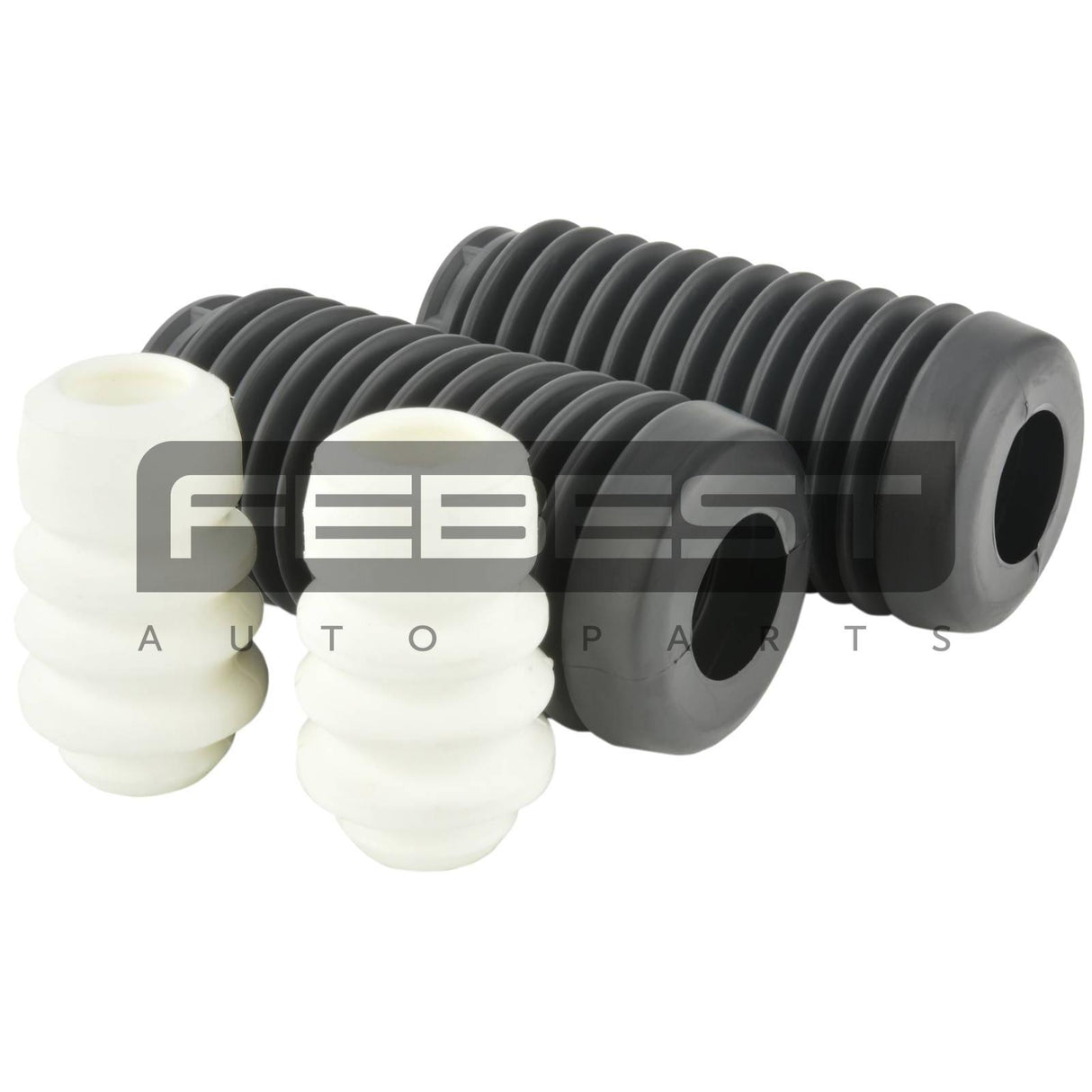 Boot with jounce bumper front shock absorber kit