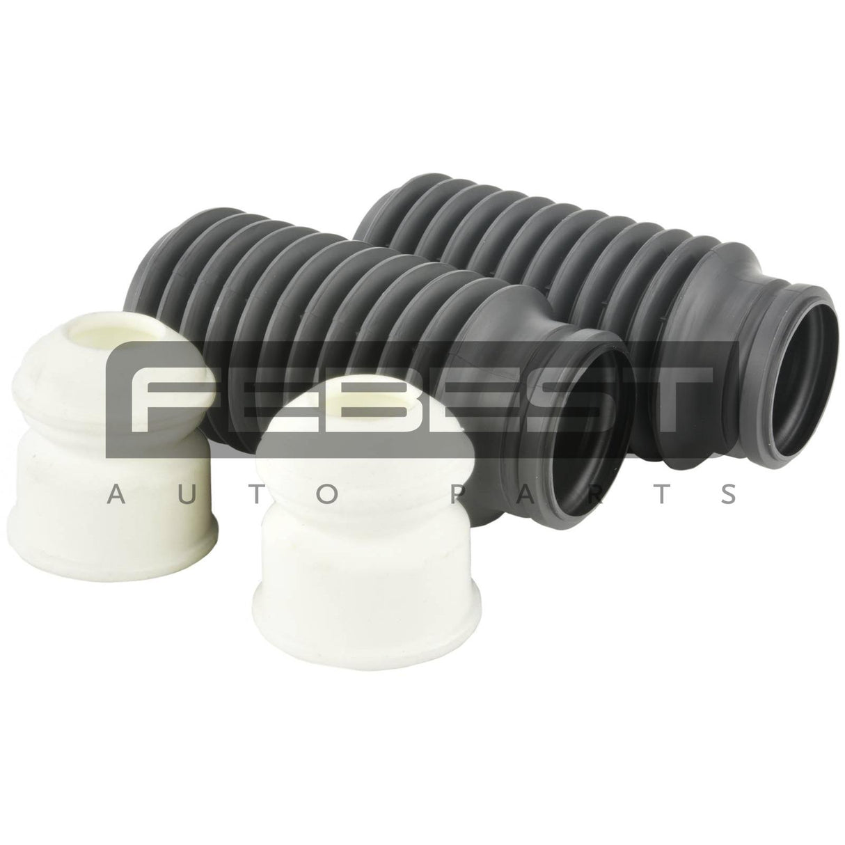 Boot with jounce bumper front shock absorber kit