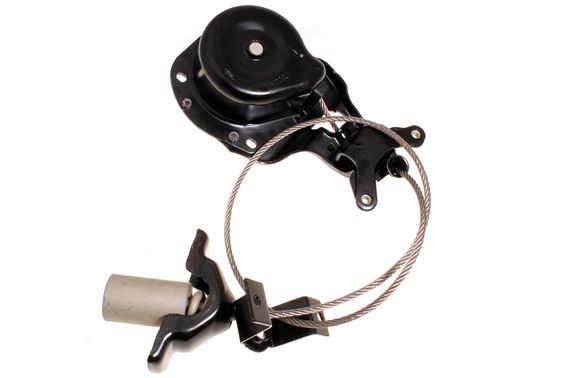 Winch - spare wheel - with antitheft device