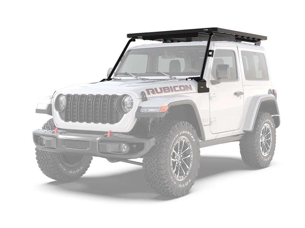 Jeep Wrangler JL 2Door Mojave/392/2.2L Diesel (2018-Current) Extreme Slimline II Roof Rack Kit