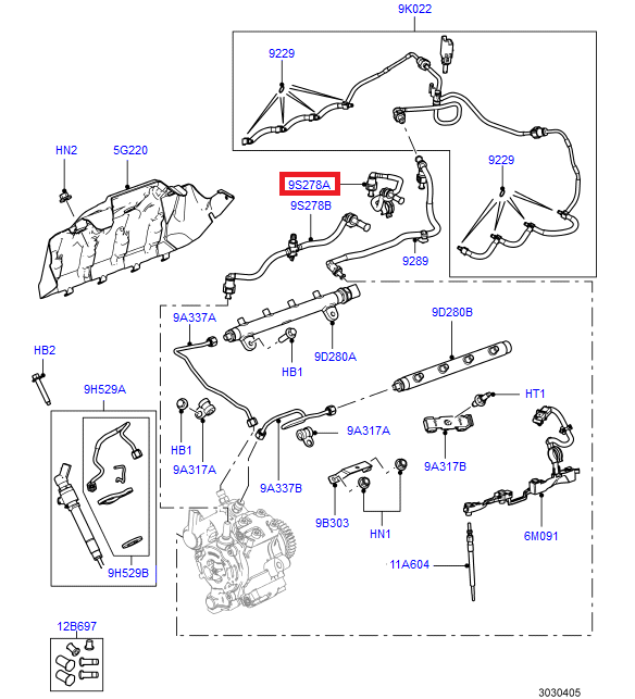 Fuel Pipe - Overflow - From Fuel Cooler