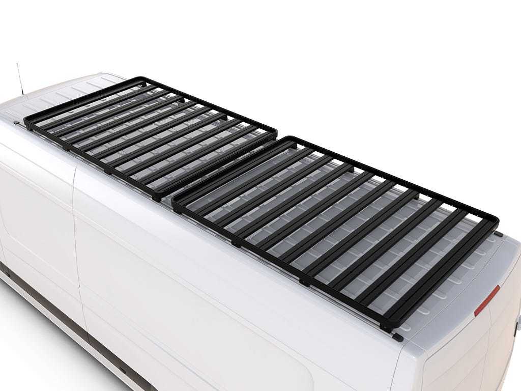 Mercedes-Benz Sprinter 170in/L3/LWB Wheelbase w/OEM Tracks (2006-Current) Slimline II Roof Rack Kit / Tall